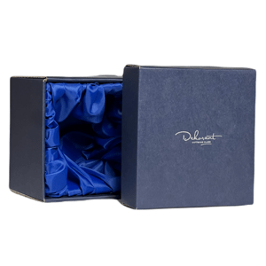 Rottweis Dárková krabice na půllitr se saténem modro modrá