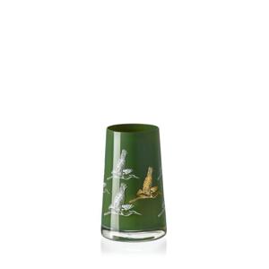 Crystalex zelená minivázička Herons 12 cm 1KS