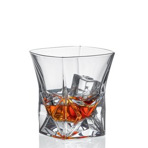 Bohemia Jihlava sklenice na whisky Pyramida 280 ml 1KS