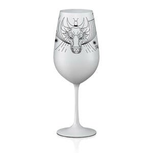 Crystalex sklenička na víno Býk Bílá 550 ml 1KS