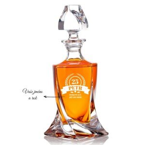Dekorant Crystalite Bohemia karafa na whisky DOKONALÝ
