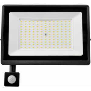 LED reflektor 100W - PIR senzor pohybu - studená bílá