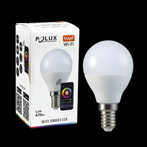 LED žárovka SMART 5,5W 470lm RGB + bílá Wi-Fi TUYA