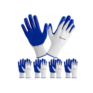 5x pracovní rukavice - velikost 10