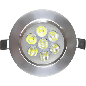LED vestavné bodove svítidlo 7x 1W denní bílá